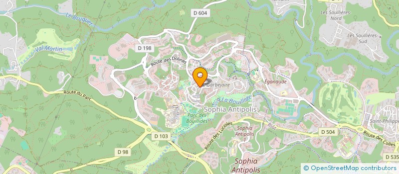 localisation de l'entreprise BEYONDEGREES à VALBONNE
