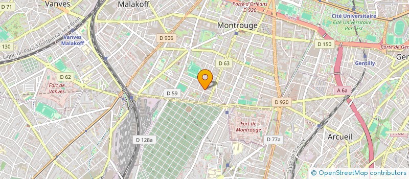 localisation de l'entreprise BEYOU  MONTROUGE