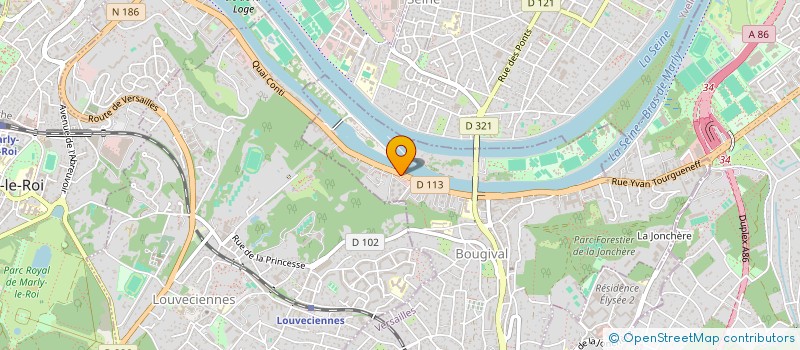 localisation de l'entreprise BEYOU à BOUGIVAL
