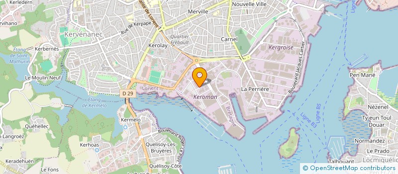 localisation de l'entreprise BEYOU RACING à LORIENT