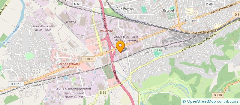localisation de l'entreprise BEYROUTH JE T'AIME à BRIVE-LA-GAILLARDE