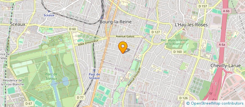 localisation de l'entreprise BEYT à BOURG-LA-REINE