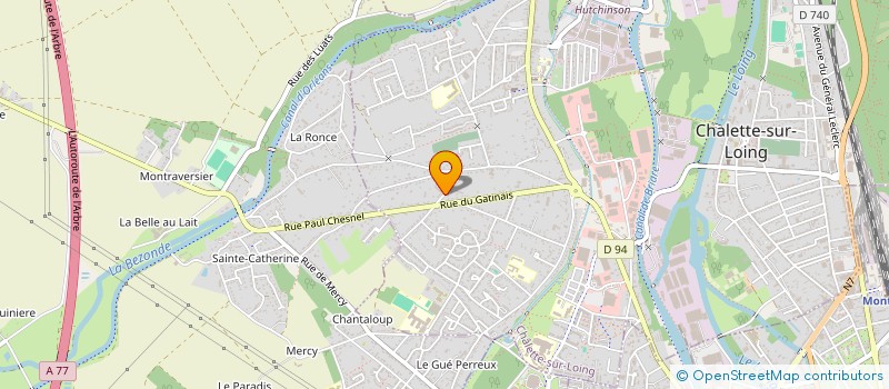 localisation de l'entreprise BEYTELECOM  CHALETTE-SUR-LOING