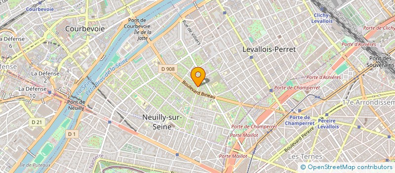 localisation de l'entreprise BEYTM à NEUILLY-SUR-SEINE