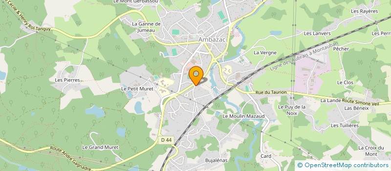 localisation de l'entreprise BEYTOUR IMMOBILIER  AMBAZAC