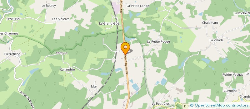 localisation de l'entreprise BEZANGER GUILLOU  ST-JORY-DE-CHALAIS