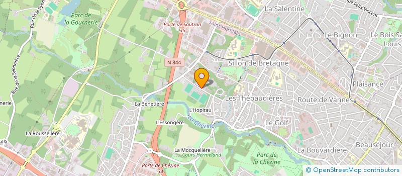 localisation de l'entreprise BEZARD ACTIVITIES à SAINT-HERBLAIN