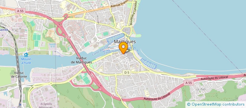 localisation de l'entreprise BEZARD SPORTS à MARTIGUES
