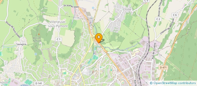 localisation de l'entreprise BEZEAULT  LONS-LE-SAUNIER