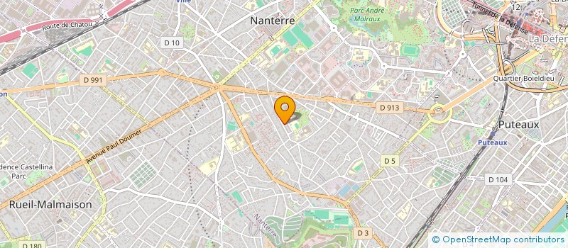localisation de l'entreprise BEZELED à NANTERRE