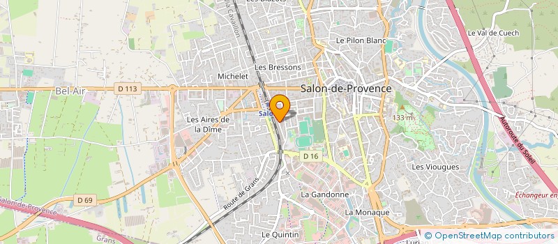 localisation de l'entreprise BEZIAC OFFICE  SALON-DE-PROVENCE