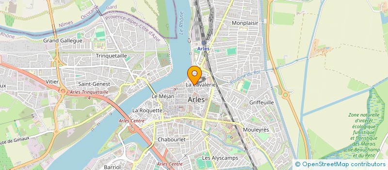 localisation de l'entreprise BEZIAT  ARLES