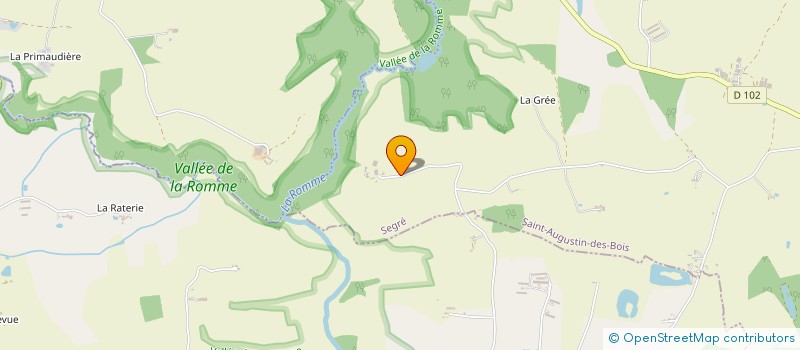 localisation de l'entreprise BEZIAUD ANTHONY  SAINT-AUGUSTIN-DES-BOIS