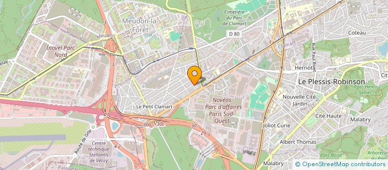 localisation de l'entreprise BEZIEL à CLAMART