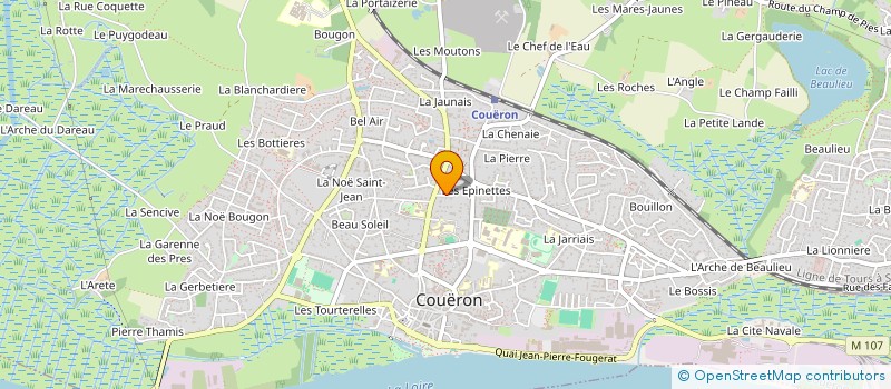 localisation de l'entreprise BEZIER à COUERON