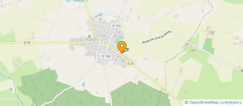 localisation de l'entreprise BEZIER-GENDRY  BALLOTS