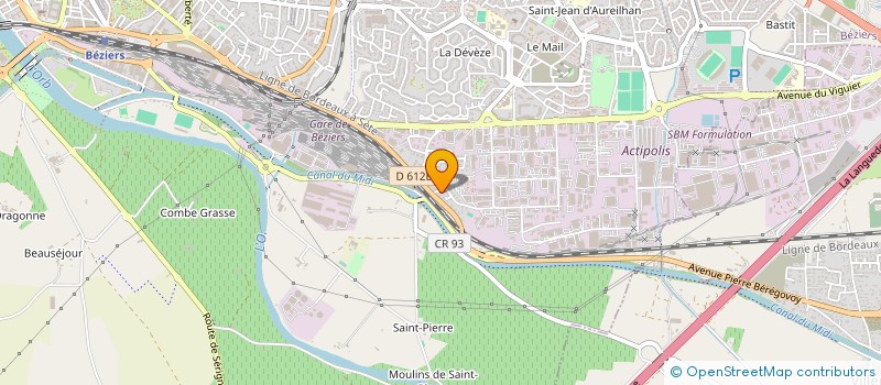 localisation de l'entreprise BEZIERS BOX à BEZIERS