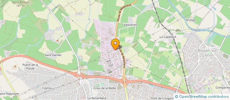 localisation de l'entreprise BEZIERS MATERIAUX à BEZIERS