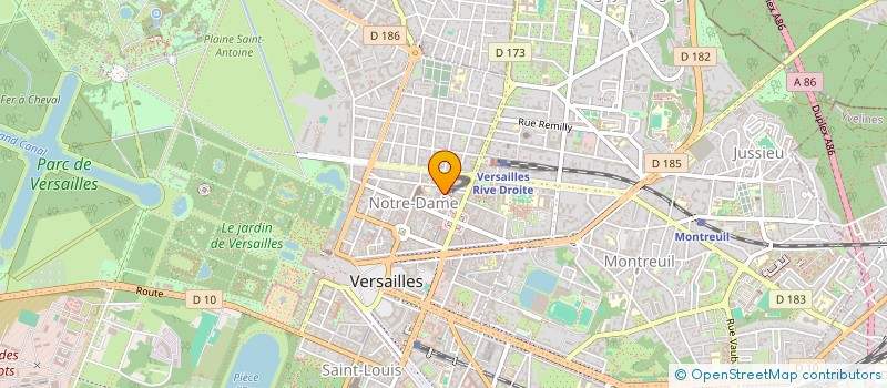 localisation de l'entreprise BEZIERS OVAL FR à VERSAILLES