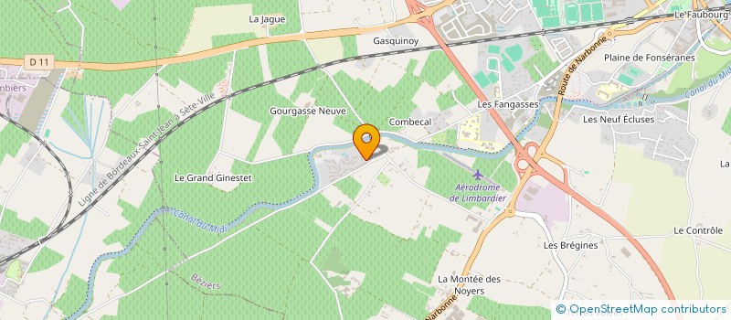 localisation de l'entreprise BEZIERS SERVICES à BEZIERS