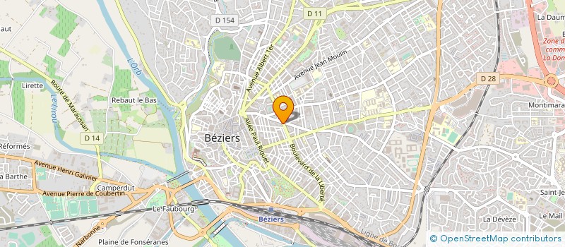 localisation de l'entreprise BEZIERS STORES  BEZIERS