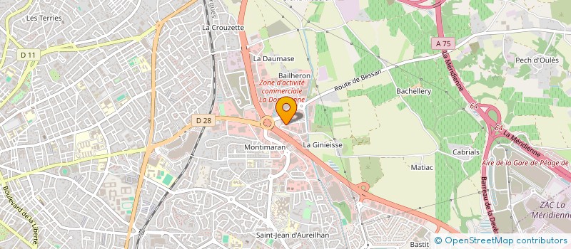 localisation de l'entreprise BEZIERSDIS  BEZIERS