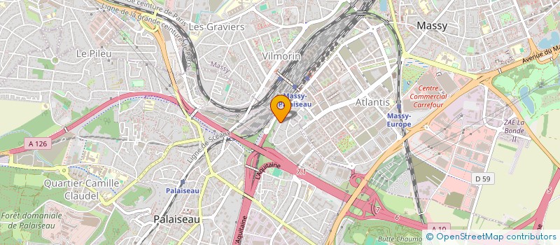 localisation de l'entreprise BEZING LIFT à PALAISEAU