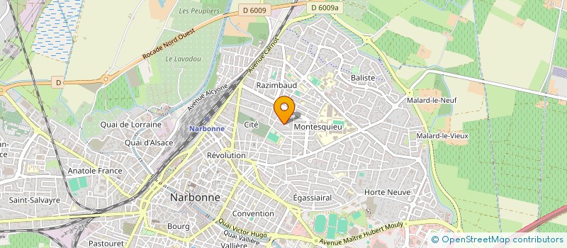 localisation de l'entreprise BEZIREST à NARBONNE
