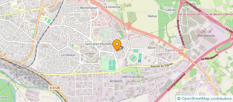 localisation de l'entreprise BEZOMBES ETS à BEZIERS