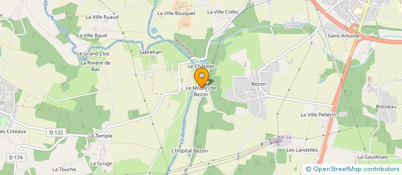 localisation de l'entreprise BEZON ELECTRIC  PLOERMEL