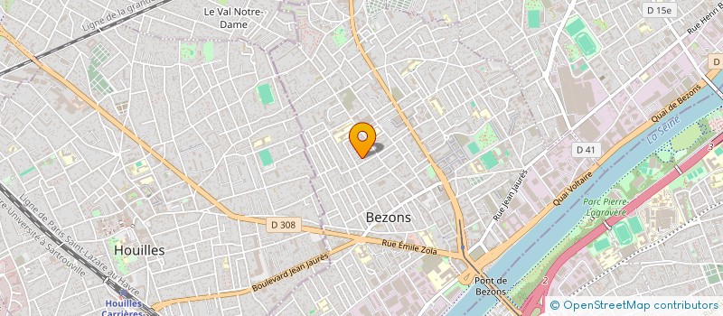 localisation de l'entreprise BEZONS BIEN VIVRE à BEZONS