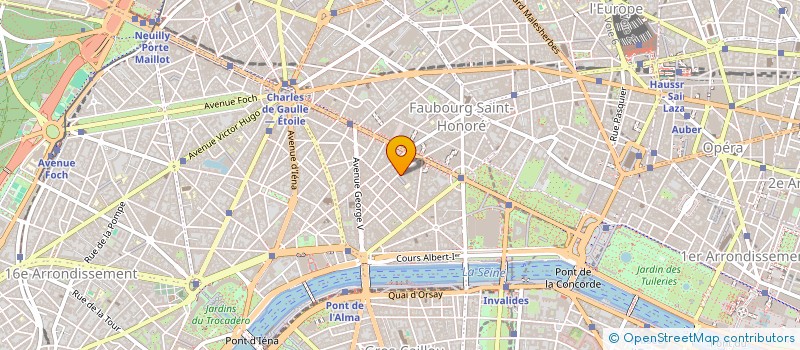 localisation de l'entreprise BEZONS CG  PARIS
