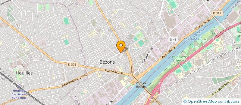 localisation de l'entreprise BEZONS DIFFUSION PRESSE à BEZONS