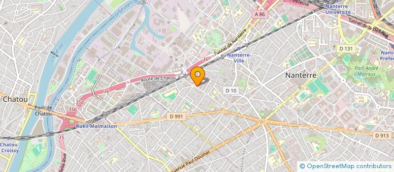 localisation de l'entreprise BEZONS EDOUARD VAILLANT  NANTERRE