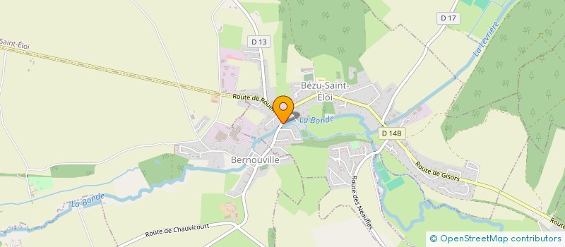 localisation de l'entreprise BEZU-SAINT-ELOI EN FETE  BEZU-SAINT-ELOI