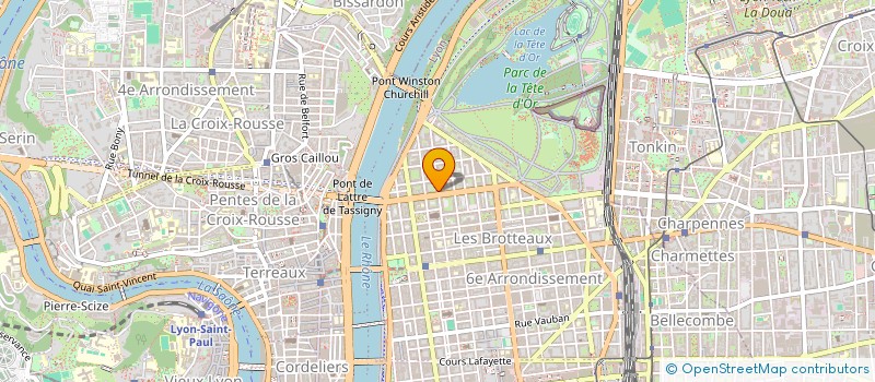 localisation de l'entreprise BF 2007  LYON