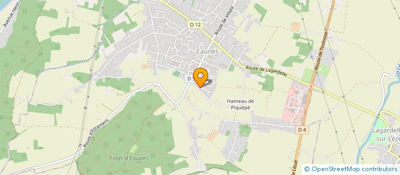 localisation de l'entreprise BF 31  EAUNES