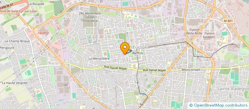localisation de l'entreprise BF 37  TOURS