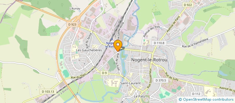 localisation de l'entreprise BF à NOGENT-LE-ROTROU