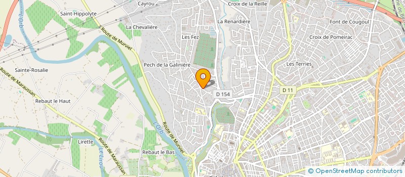 localisation de l'entreprise BF  BEZIERS