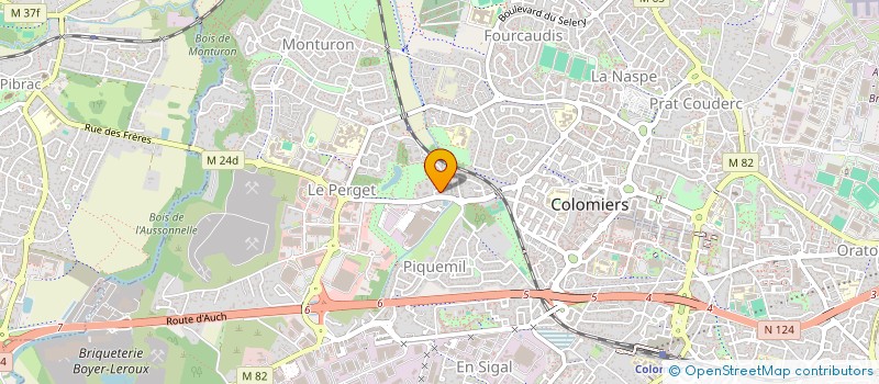 localisation de l'entreprise BF à COLOMIERS