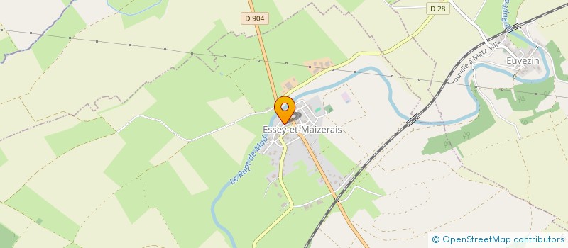 localisation de l'entreprise BF  ESSEY-ET-MAIZERAIS