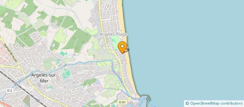 localisation de l'entreprise BF à ARGELES-SUR-MER