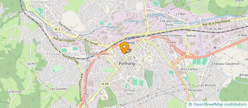 localisation de l'entreprise BF  FIRMINY