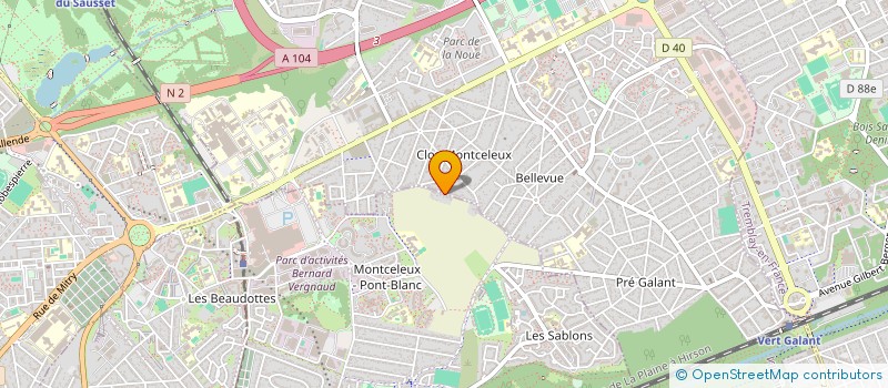 localisation de l'entreprise BF ASSU à VILLEPINTE