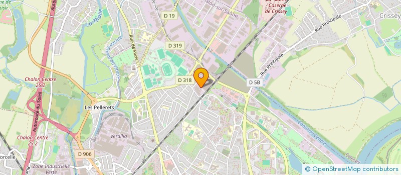 localisation de l'entreprise BF AUTO  CHALON-SUR-SAONE