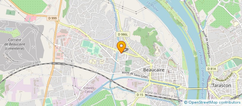 localisation de l'entreprise BF BATI PLACO à BEAUCAIRE