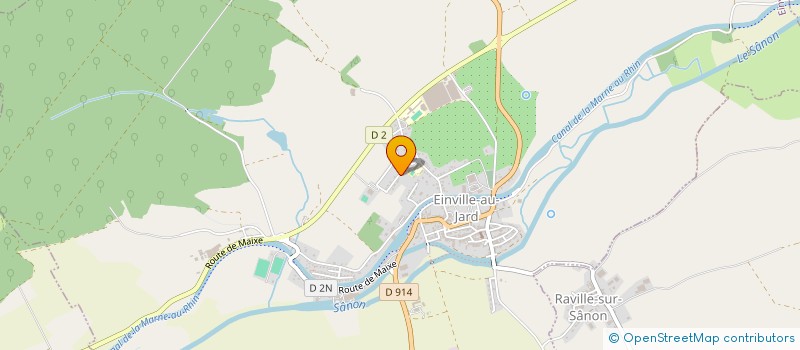 localisation de l'entreprise BF BIJOU  EINVILLE-AU-JARD