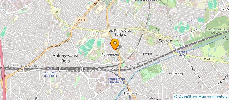 localisation de l'entreprise BF CAR  VILLIERS-LE-BEL