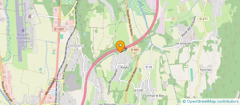 localisation de l'entreprise BF CARRELAGE  VOGLANS